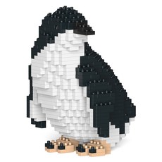 JEKCA 轉頭小企鵝動物積木 M, 1個, 混色