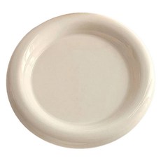 Parajuni 小熊白色甜點陶瓷盤 RG960, 圓形, 1個