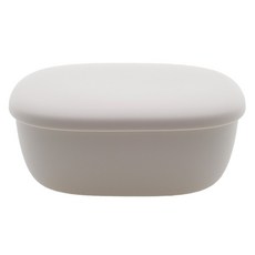 矽膠沙拉保鮮盒 淺灰色 1100ml, 1個, 單品
