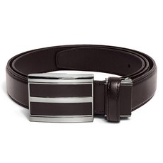 高爾夫日 Terra 舒適透氣牛皮高爾夫球皮帶, 棕色, 1個