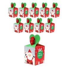 Eumes 聖誕愛心包裝盒, E款, 10個