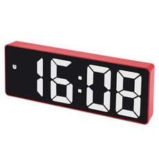 Sel-living LED靜音鬧鐘, 紅色
