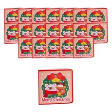 EUMES 聖誕節迷你明信片卡片, 魯道夫與熊, 20個