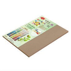 종이문화 뉴씨플레인 얇은 양면색상지 120g No56 굴색, 33개