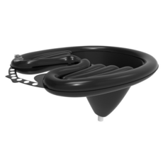 Skyweeds 多用途移動式洗髮洗臉盆 1號, 1個, 黑色