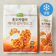 상하키친 통모짜렐라 케이준 감자 핫도그 (냉동), 1개