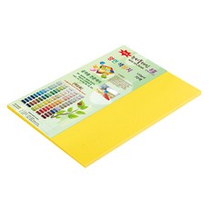 paperculture New Sea Plain 薄雙面色紙 No 06 淺黃色, 33個