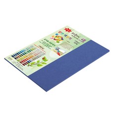종이문화 뉴씨플레인 얇은 양면색상지 120g No 68 청보라, 20개