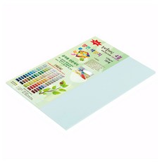 paperculture New C-Plain 薄款雙面色紙 120g No 05 淺天藍色, 20個