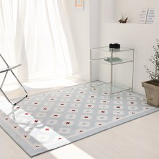 벨라이프 페탈로이드 타일 거실 사계절 단모 북유럽 인테리어 러그