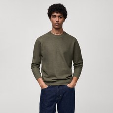 MANGO 남성용 텐 스웨터 77034447