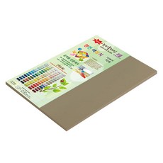 종이문화 뉴씨플레인 얇은 양면색상지 120g No 57 황회, 33개