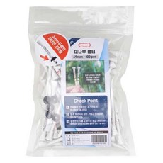 COLLYS GOLF 竹製高爾夫球座 + 橡膠圈組, 長型, 100入