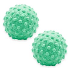피트유 돌기 요가 지압 마사지볼, 그린, 2개