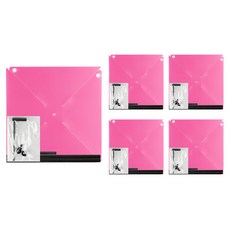 유니아트 PVC 바람개비, 분홍, 5개