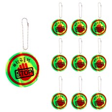 유니아트 노담 앤 학폭 키링만들기, 혼합색상, 10개