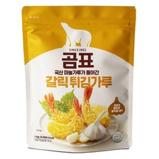 곰표 갈릭 튀김가루, 1kg, 1개