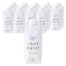스녹 워터 종이팩 해양심층수, 15개, 500ml