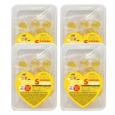 심쿵젤리 프리미엄 허니 유자 과즙농축 젤리, 170g, 4개