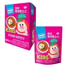 푸디버디 유아용 한우 토마토소스 5p, 혼합맛(쇠고기/토마토), 500g, 1개