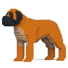 英國獒犬狗狗積木 棕色 M 23.8 x 66.2 x 49.2 cm, 1個, 混合色