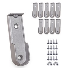 Sonjabisesang U型衣桿長管座 19mm 10入, 銀色