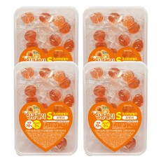 심쿵젤리 프리미엄 오렌지 과즙 농축 젤리, 170g, 4개