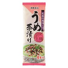 浦島海苔 經典梅子茶泡飯 4入, 19.6g, 1個