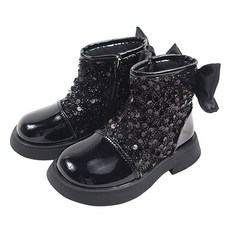 BEBEMARU 女童亮片靴 9491