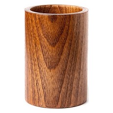 Myomyami 基本款圓筒木質餐具筒 小 FM107, 單一顏色, 1個