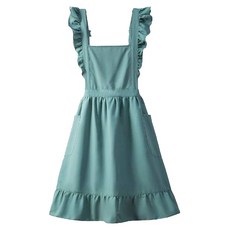 Sea of B 蕾絲防水圍裙, 1個, 綠色