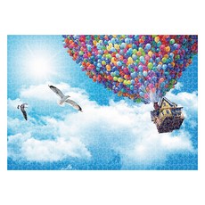 성인 취미생활 여러가지 퍼즐 1000, 혼합색상(열기구), 1개, 1000피스