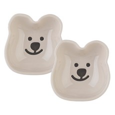 plala 短尾矮袋鼠深碗, 2個, 象牙白