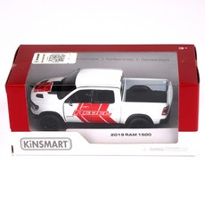 KiNSMAR 2019 Dodge Ram 1500 印花壓鑄模型車 KT5413F, 白色, 1個