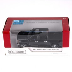 KiNSMAR 2014 雪佛蘭 Silverado 迷你車 KT5381, 黑色, 1個