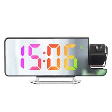 셀리빙 LED 벽라이트 탁상시계, 레인보우