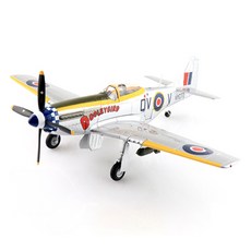 HOBBY MASTER 複刻版野馬Mk.IV 1945戰鬥機模型 銀色 1:48, 1個