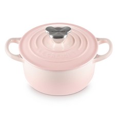 LE CREUSET 電磁爐適用小熊圓形鍋, 14cm, 貝殼粉, 1個