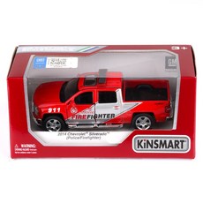 KiNSMAR 2014 雪佛蘭 Silverado 消防車 KT5381PR, 紅色, 1個
