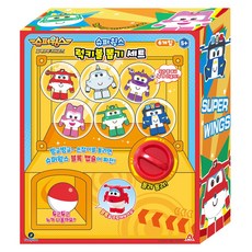 super wings 幸運球抽獎玩具組, 1套, 混合顏色