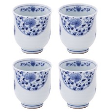 Airindo 花伊萬裡水杯, 4個, 混合顏色
