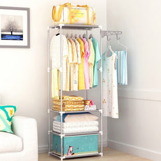 원데이 수난일 행거 홈데코 스탠드형 옷걸이 행거, 실버