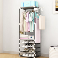 비투윈 빈벅 홈데코 스탠드형 옷걸이 행거, 블랙