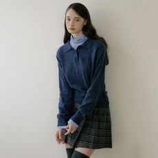 리올그 여성용 이오티 소프트 카라 니트