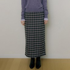 리올그 여성용 이오티 소프트 체크 맥시 스커트