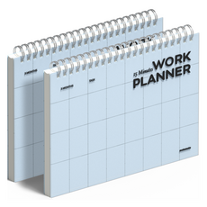 motemote 準時下班上班族3個月工作計畫本, 2個, 單一顏色