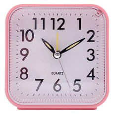 CELLIVING 方形靜音桌鐘, 紅色