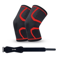 SRPORTS MEDICAL Dareum 多合一緊身健身登山護膝 袖套型 2入 + 一字型綁帶套組, 1套, 膝蓋