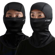 TREX 防寒刷毛巴拉克拉瓦頭套, 黑色