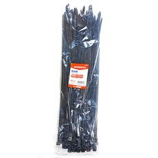 WORKPRO 束線帶 500 WP329013 100入, 黑色, 1個